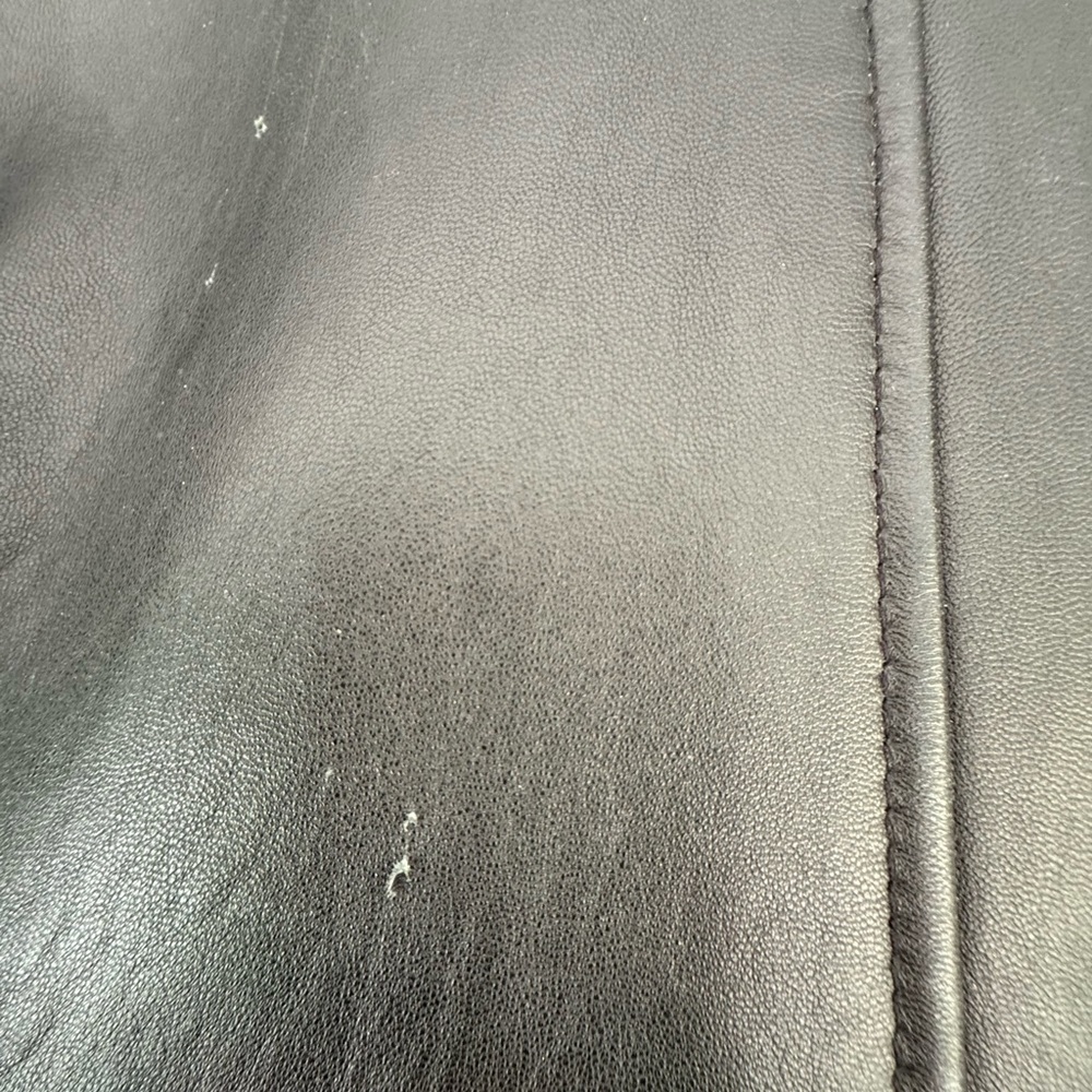 Nine West Black Leather Jacket - Picture 7 of 10